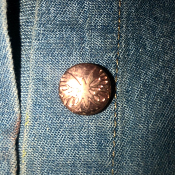 Picapino Denim Girls Jean Jacket Size 6X - Picture 4 of 7